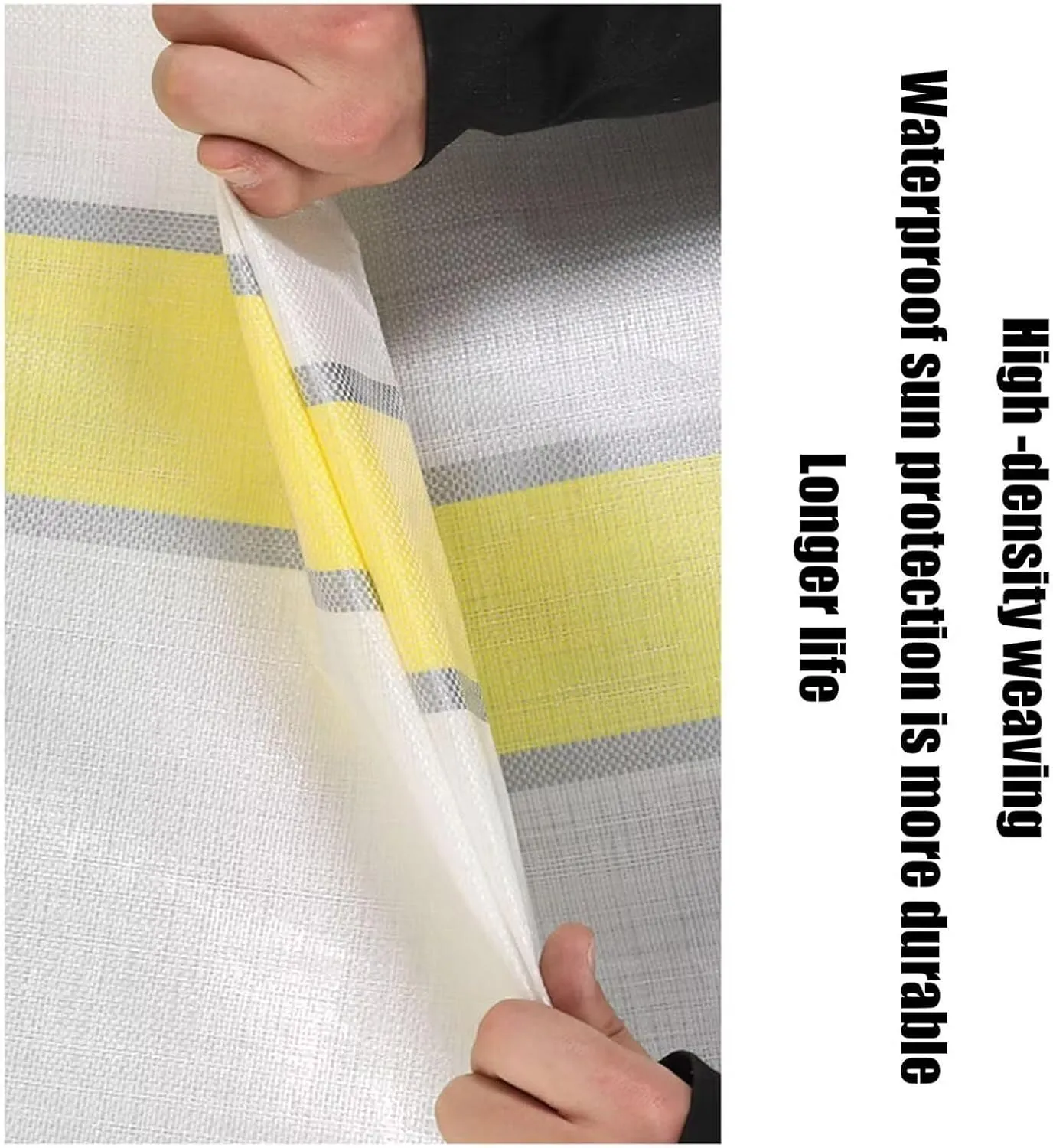 0.35mm Thick Tarp Canvas, 220 g/m² Tarp Sheet Cover with Reinforced Grommets for Outdoors, Truck, Water Resistant, UV Resistant Tarpaulin Cover