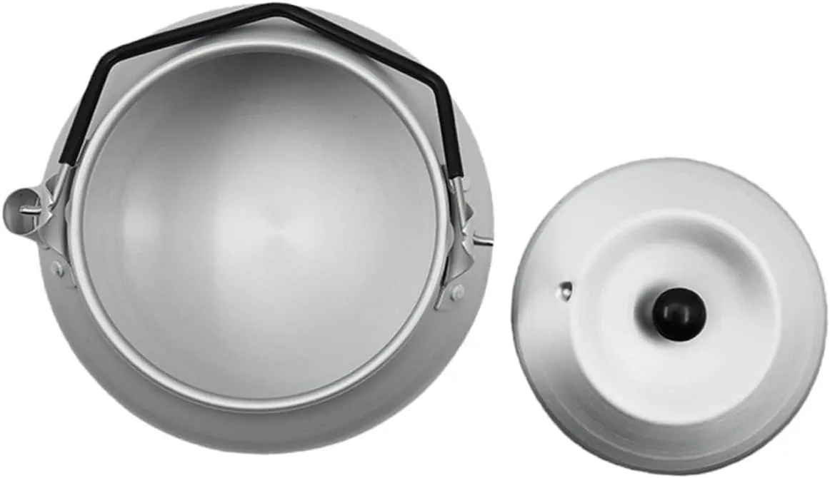 0.8l Camping Kettle Aluminum Alloy Outdoor Stovetop Kettle Handle for Tea Making Safe Non-slip Grip