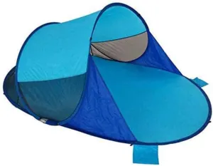 1-2 People Beach Tent, Waterproof Sun Shelter, Tarp Outdoor Shade Canopy for Family Holiday Party,Blue