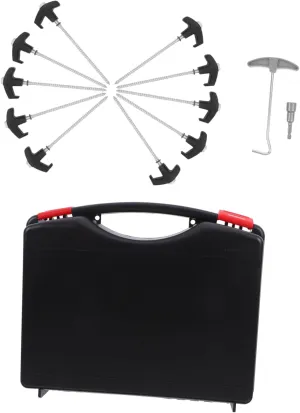 1 Set Lightweight Portable Ground Pegs Easy to Install Camping Nails for Tents Tarps and Outdoor Adventures Compact Design for