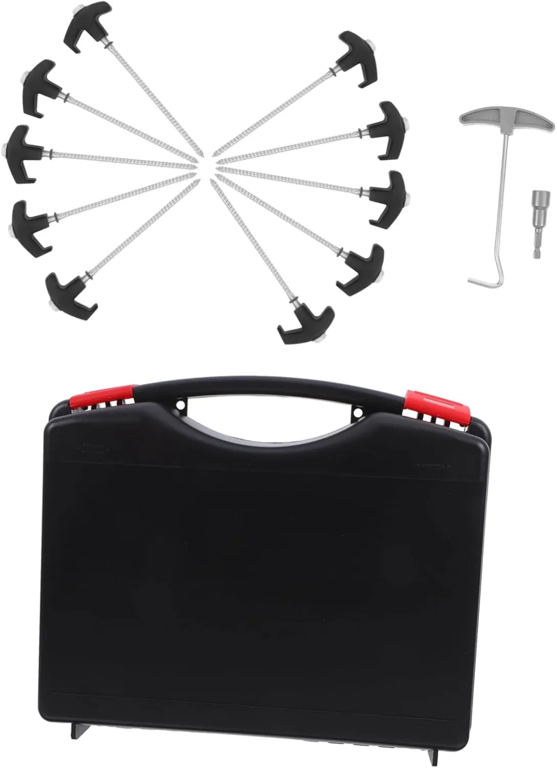 1 Set Lightweight Portable Ground Pegs Easy to Install Camping Nails for Tents Tarps and Outdoor Adventures Compact Design for