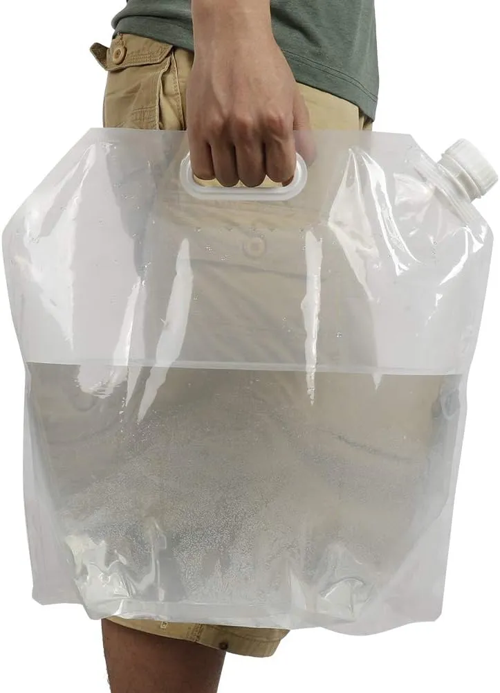 10L Folding Water Container Collapsible Portable Water Storage Jug Water Bag for Outdoor Camping Hiking Travel Fishing