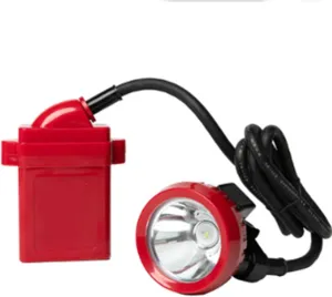 10W High Brightness LED Mining Lamp,220V with Charger Miner Lamp Waterproof Explosion-Free Led Helmet Light for Camping, Fishing, Hunting(Red)