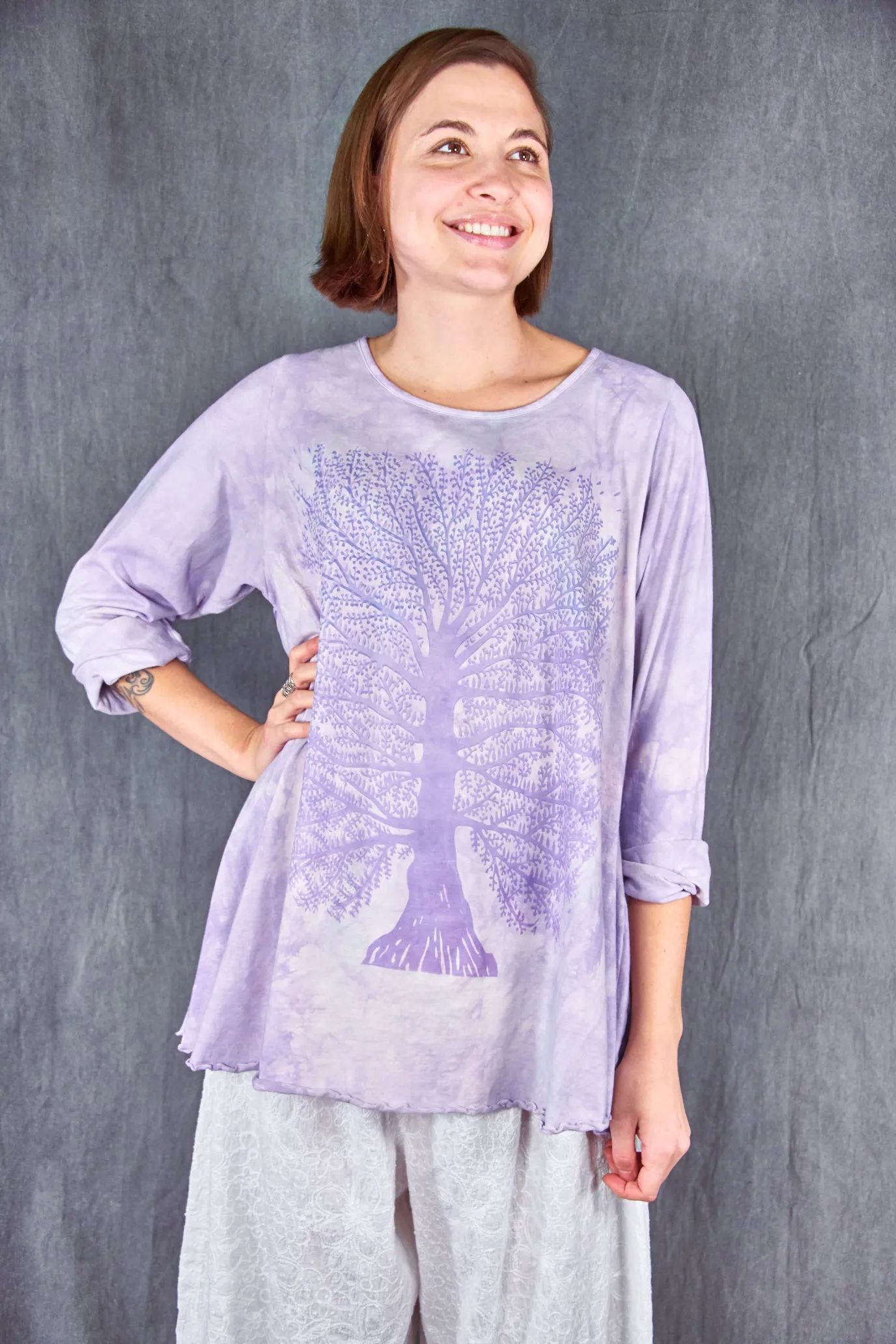 1190HD Cafe Tee Lavender-P
