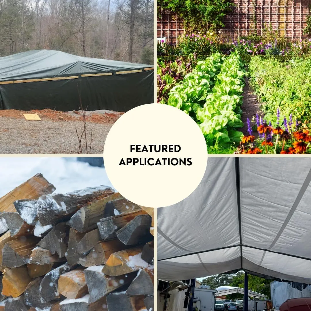 12' x 20' Heavy Duty Green/Silver Poly Tarp with Aluminum Grommets and Reinforced Corners, Waterproof, UV Resistant 8 Mil Protective Cover for Camping, Construction, Outdoor Use