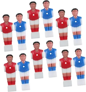 12Pcs Soccer Foosball Men Figures Table Player Replacement Parts for Enhanced and Smooth Performance Compact Lightweight Design