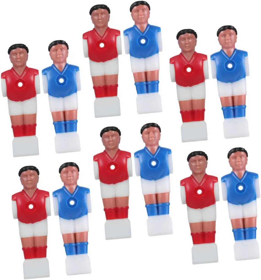 12Pcs Soccer Foosball Men Figures Table Player Replacement Parts for Enhanced and Smooth Performance Compact Lightweight Design