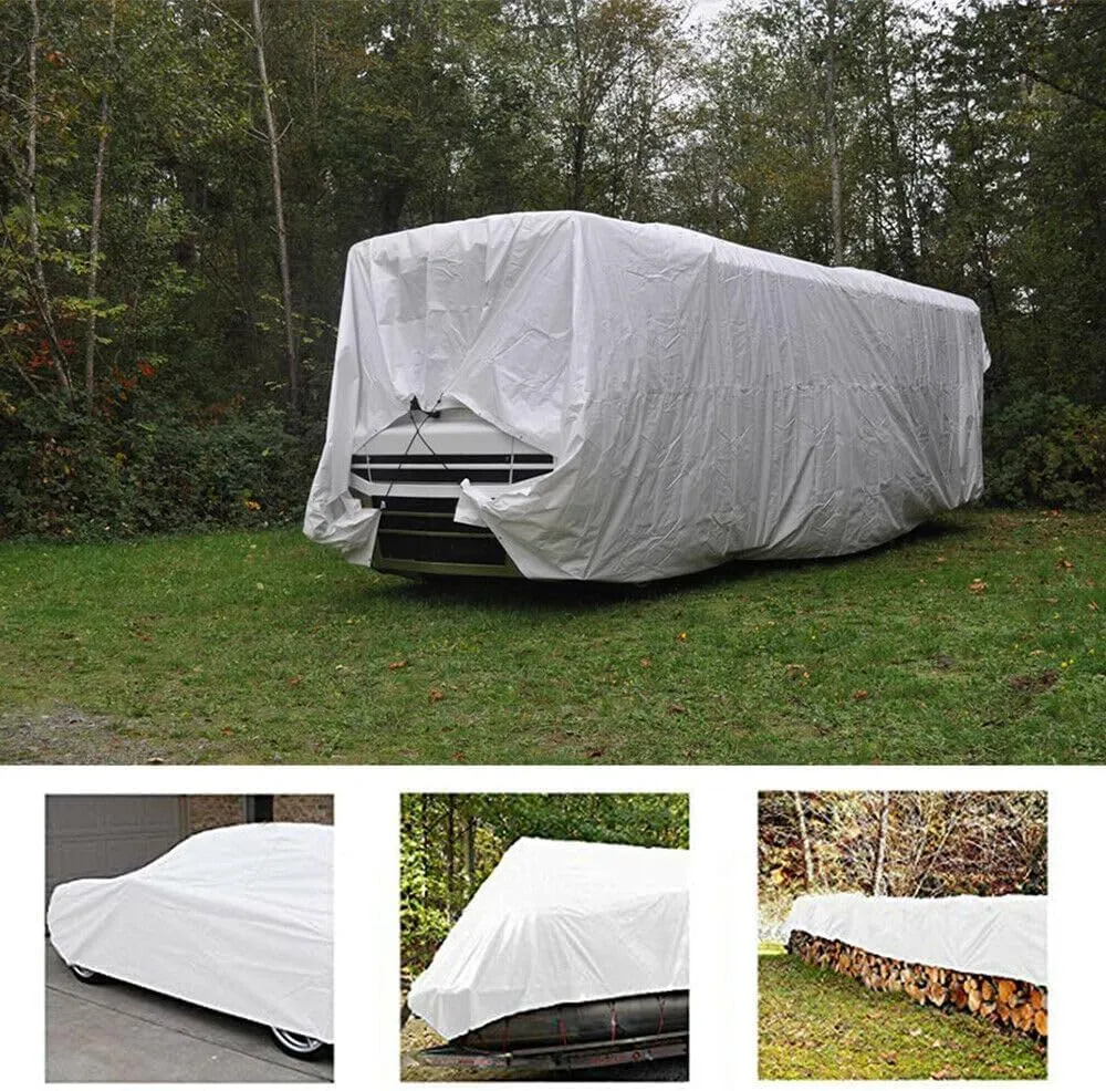 12'x 20' Tarps Heavy Duty Thick Waterproof, Poly Canopy White Tent Shelter Cover, 12 Mil Tarpaulin Shade, Rip and Tear Proof, UV Resistant Tarpaulin with Grommets and Reinforced Edges