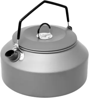 1.35L Portable Aluminum Alloy Kettle Teapot Coffee Maker Outdoor Hiking Travel Camping Equipment Easy Install Easy to Use, C
