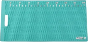 14 * 28 inch Measurable NonSlip Fish Fillet Mat Heavy Duty Rollable Fish Bait Cutting Board for Filleting, Cutting, Cleaning Fish No Need Fish Grippers Large Size Fish Cleaning Mat