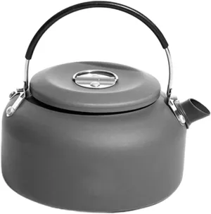 1.4l Outdoor Camping Kettle Stove Teapot Portable Tea Pot Boil Water Pot Camping Cookware