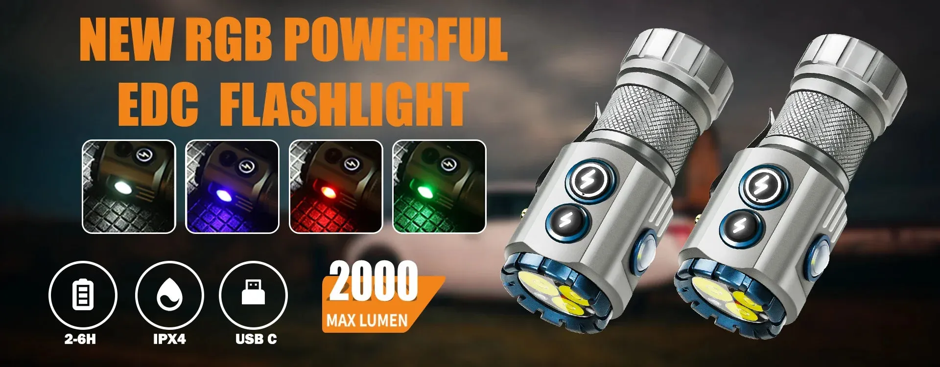 1500lm High Power LED Headlamp, USB Rechargeable COB Flashlight, 7500mAh Battery, Camping & Fishing Torch Lantern