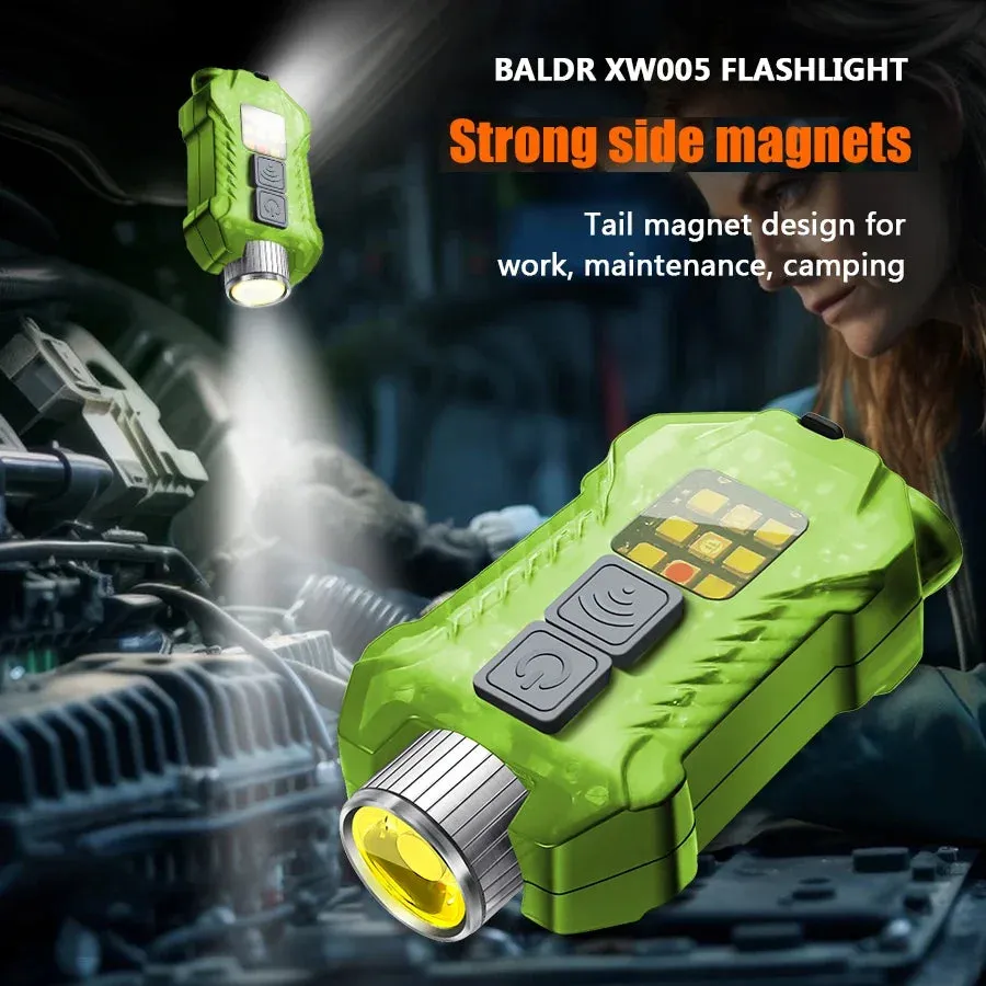 1500lm High Power LED Headlamp, USB Rechargeable COB Flashlight, 7500mAh Battery, Camping & Fishing Torch Lantern