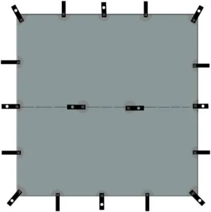 15D Silicon-Coated Nylon Canopy Tent Sun Shelter Tarp Tent 10x13ft 10x10ft (10 x 10 ft)