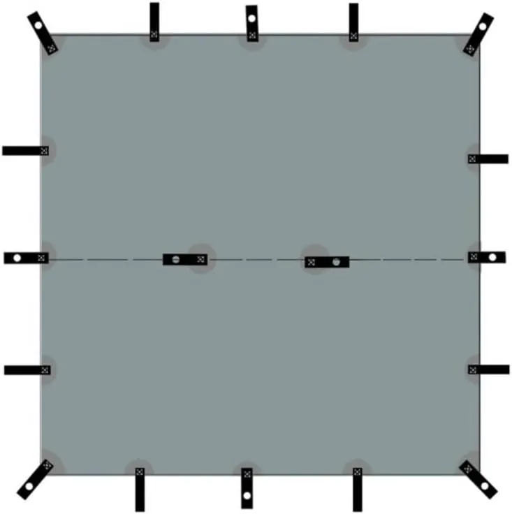 15D Silicon-Coated Nylon Canopy Tent Sun Shelter Tarp Tent 10x13ft 10x10ft (10 x 10 ft)