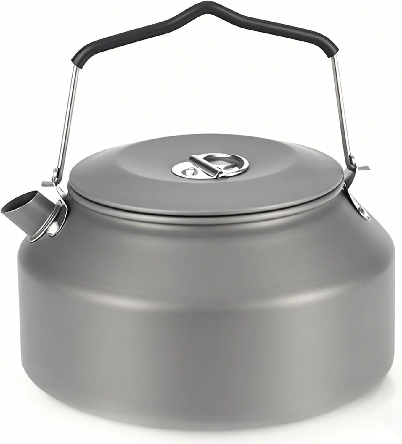 1.6L Camping Kettle Medium, Lightweight Aluminum Water Pot with Carrying Bag, Compact and Portable Tea Kettle for Outdoor Adventures kettles for boiling water, Hiking, Camping, Picnics, and Travel.