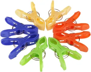 16pcs Heavy Duty Tent Clips Clamp Tarp Snaps for Camping Awning Outdoor Use Secure Your Tarps Fabrics Strong Grip Design