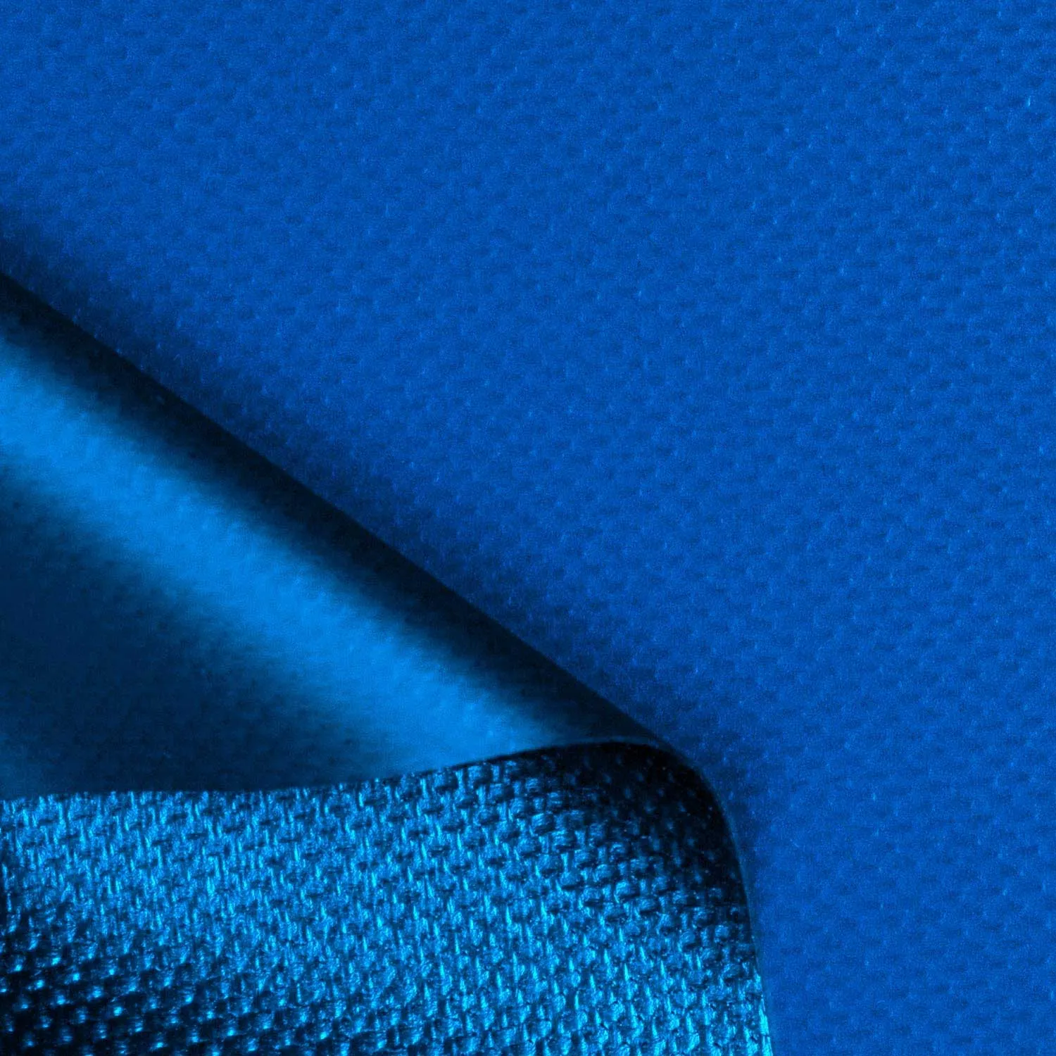 18 oz PVC Coated Polyester Tarp Roll - Bright Royal Blue