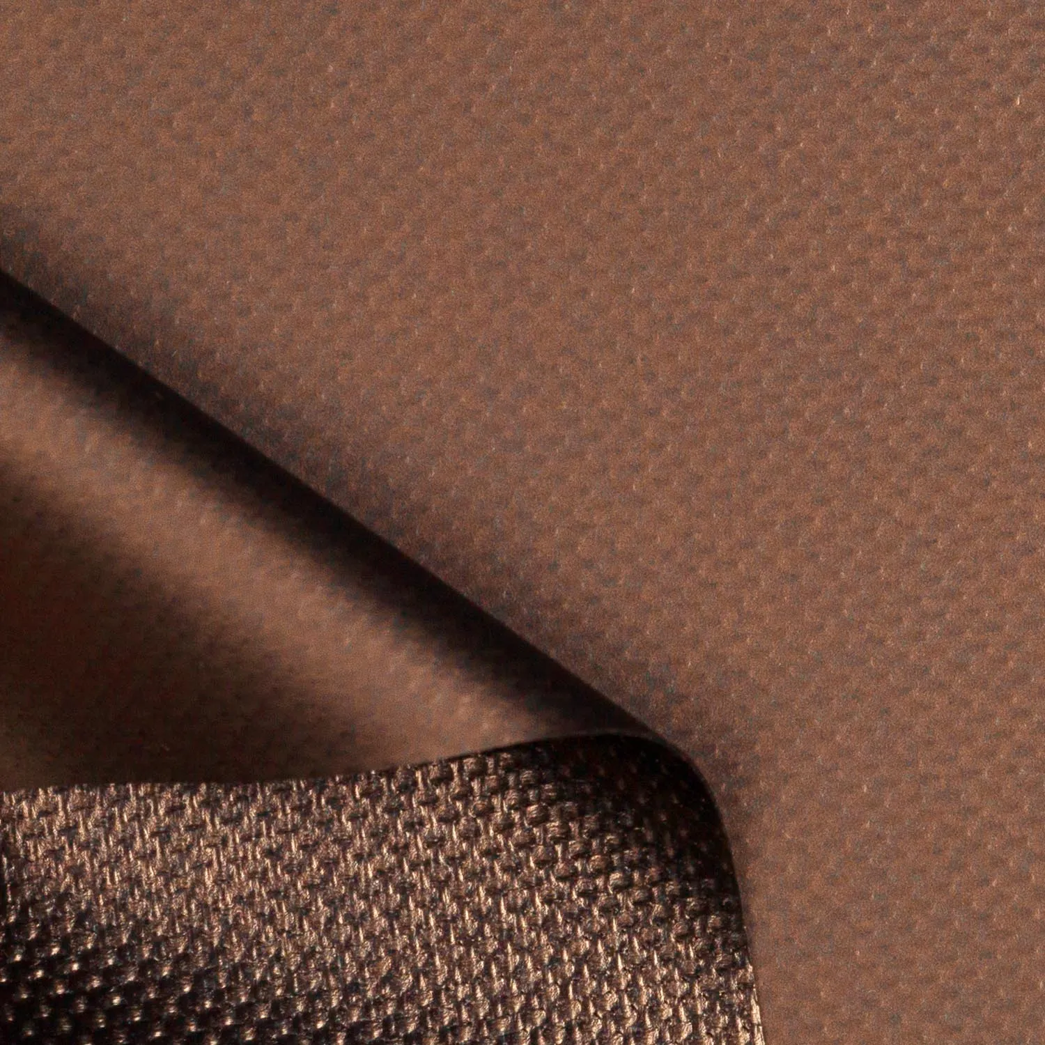 18 oz PVC Coated Polyester Tarp Roll - Brown