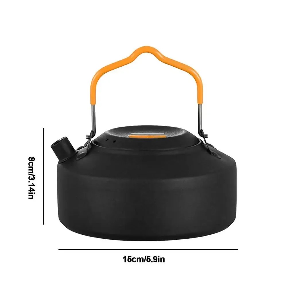 1L Stainless Steel Camping Boil Water Kettle