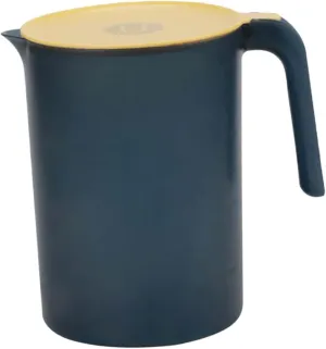 1Pc Heat Resistant Plastic Cold Water Pitcher with Lid Juice and Tea Kettle Household Water Jug Capacity Drink Container for Cold Beverages