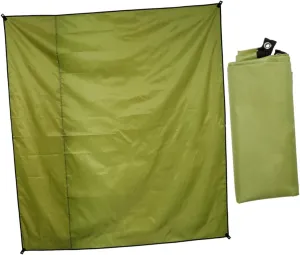 1pc Oxford Cloth Camping Mat Portable Outdoor Blanket for Beach Hiking Picnic Uv Multi-Functional Ground Mat Army Green