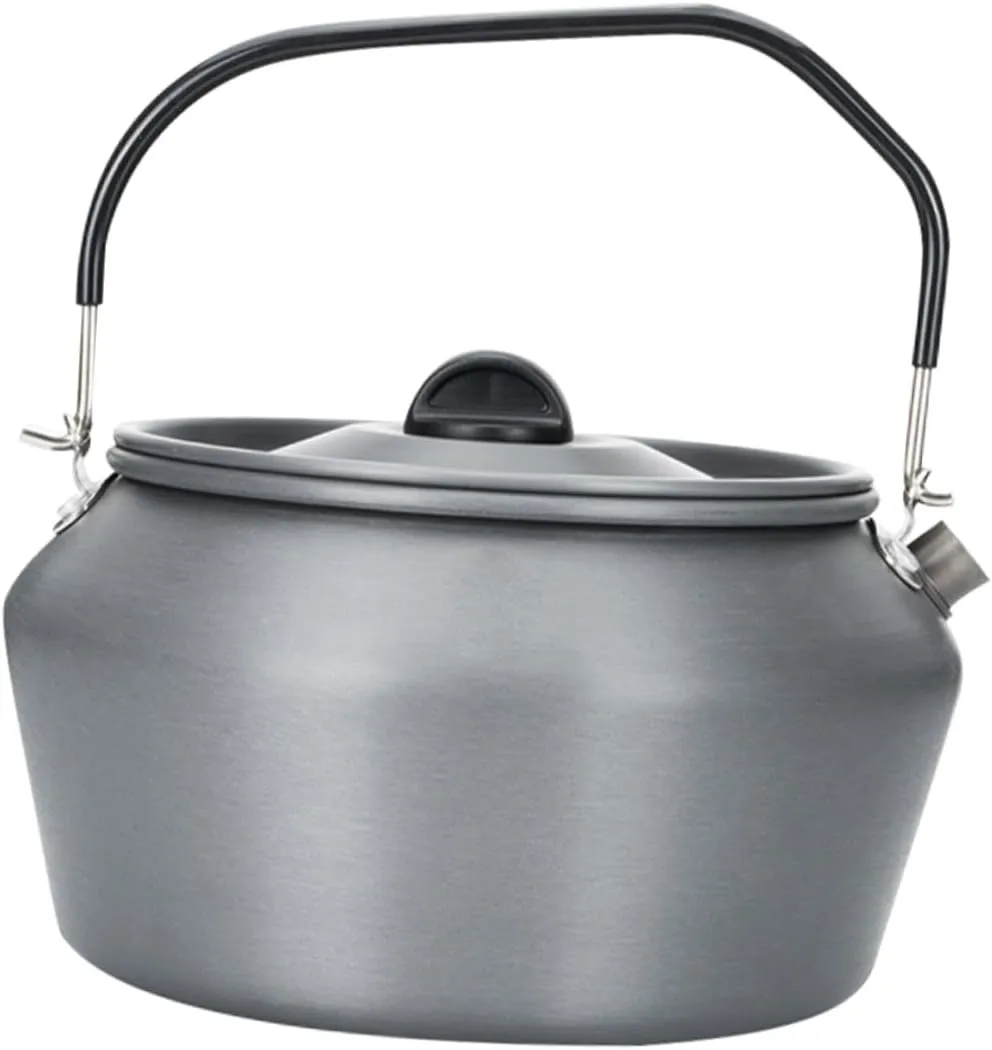 1pc Portable Outdoor Kettle Lightweight Water Container for Camping Hiking Travel Ergonomic Handle Quick Boiling for Tea Hot Drinks Teapot