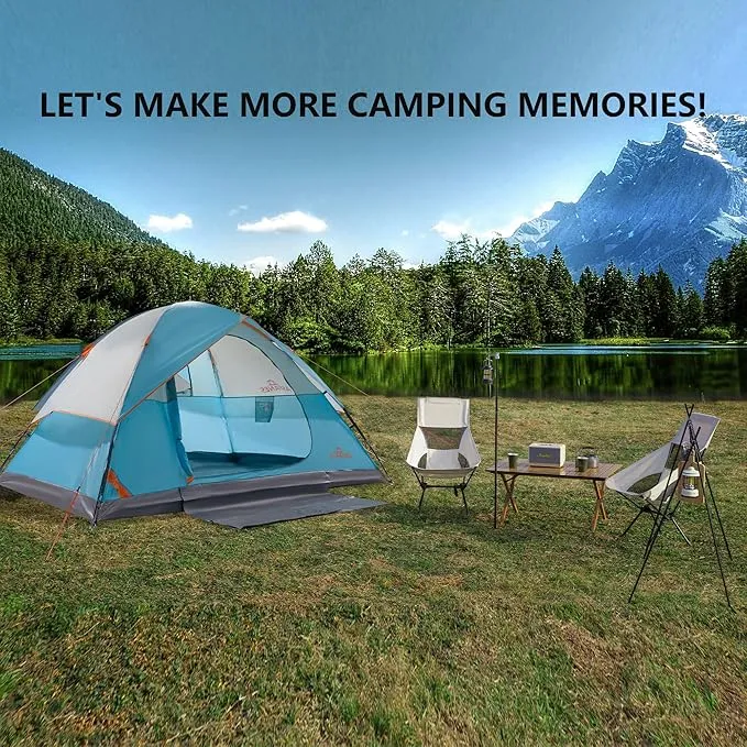 2-12 Person Tents for Camping Waterproof, Backpack Double Layer Camping Tents, Perfect Picnics, Fishing and Backyard Camping