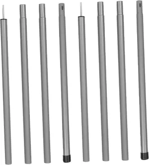 2 Sets Camping Tarp Support Rods Outdoor Tent Poles for Canopy Shelter Portable Replacement Poles for Tarp and Tent Stability Durable Weather Resistant Design