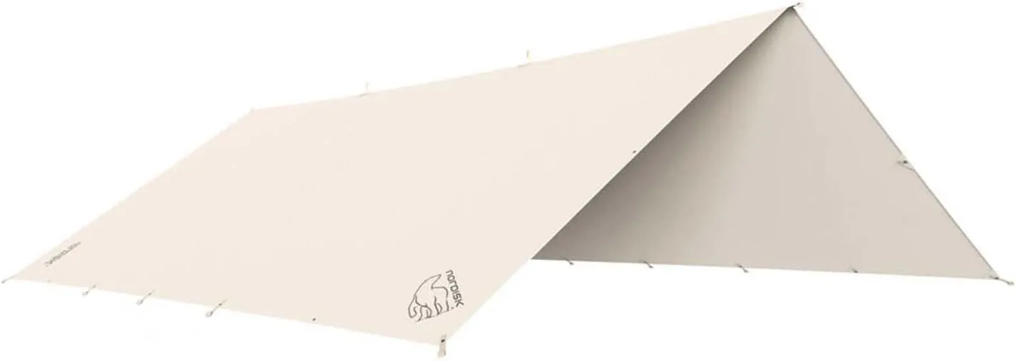 242045 Camping Tarp Set, Sun Shade, Kari 30 Basic Cotton TARP, Waterproof, Large