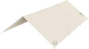 242046 Camping Tarp Set, Sun Shade, Kari 41 Basic Cotton TARP, Waterproof, Large
