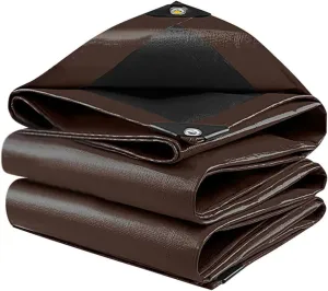 24x30 Feet Heavy Duty Tarp, 16 Mil, UV and Tear Resistant, Outdoor Cover With Reinforced Edge Grommets for Roofs, Patios, Camping, Trucks, Yachts