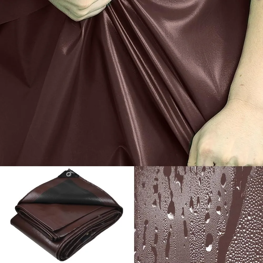 24x30 Feet Heavy Duty Tarp, 16 Mil, UV and Tear Resistant, Outdoor Cover With Reinforced Edge Grommets for Roofs, Patios, Camping, Trucks, Yachts