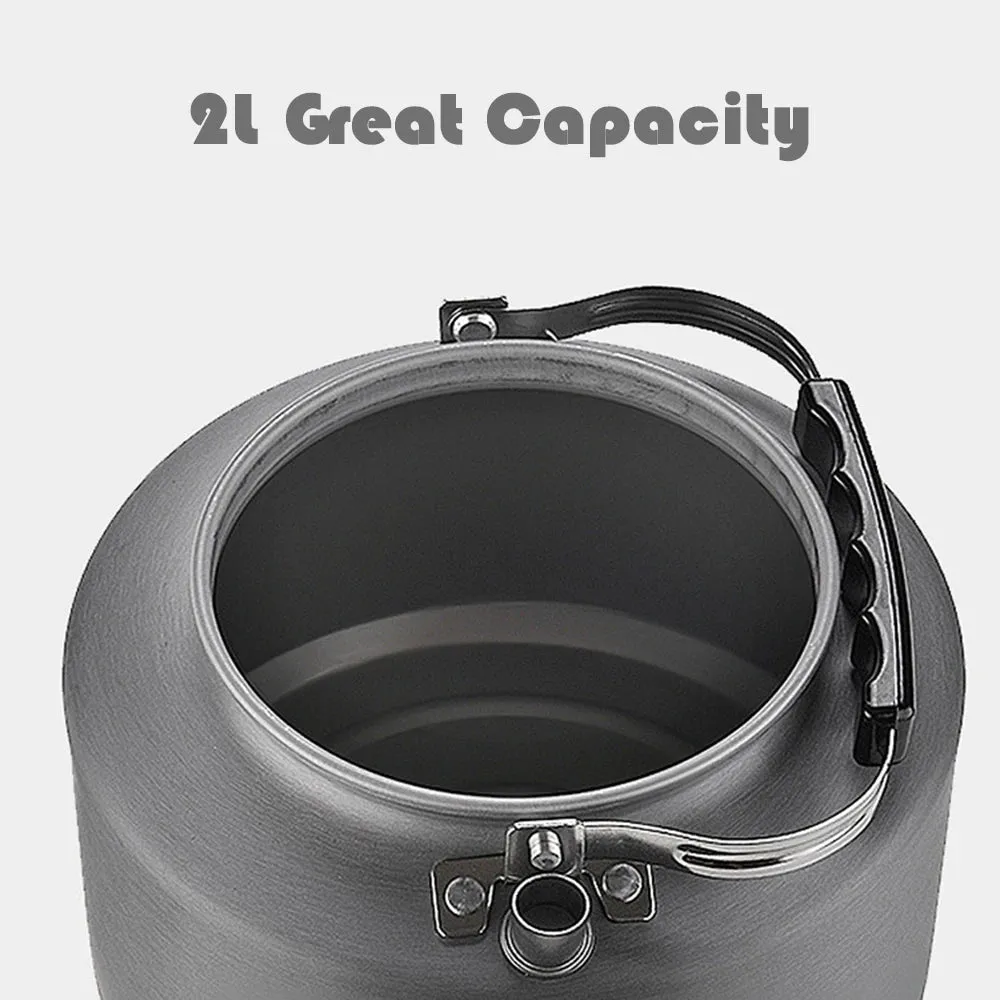 2L Portable Aluminum Alloy Water Kettle