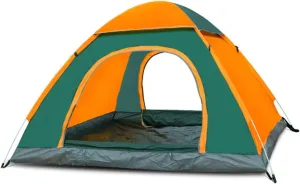 3-4 Person Automatic Family Camping Tent Camping Hiking Tipi Tent Easy to Set Up Waterproof Quick Folding for Beach Garden Camping Fishing Picnic (Color : A, Size : 34 Person)