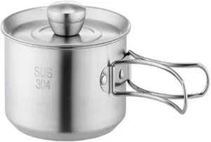 304 Stainless Steel Set Pot Camping Equipment