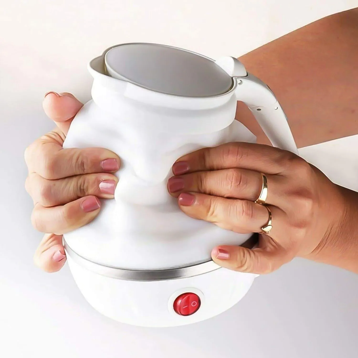 (304 Steel Folding Silicone) Travel Fast delivery 600W - & Price guarantee Kettle Electric Stainless