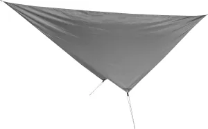 360x290cm Camping Cover Waterproof Multifunction Rhombus Canopy Beach Shade Cloth (Grey)