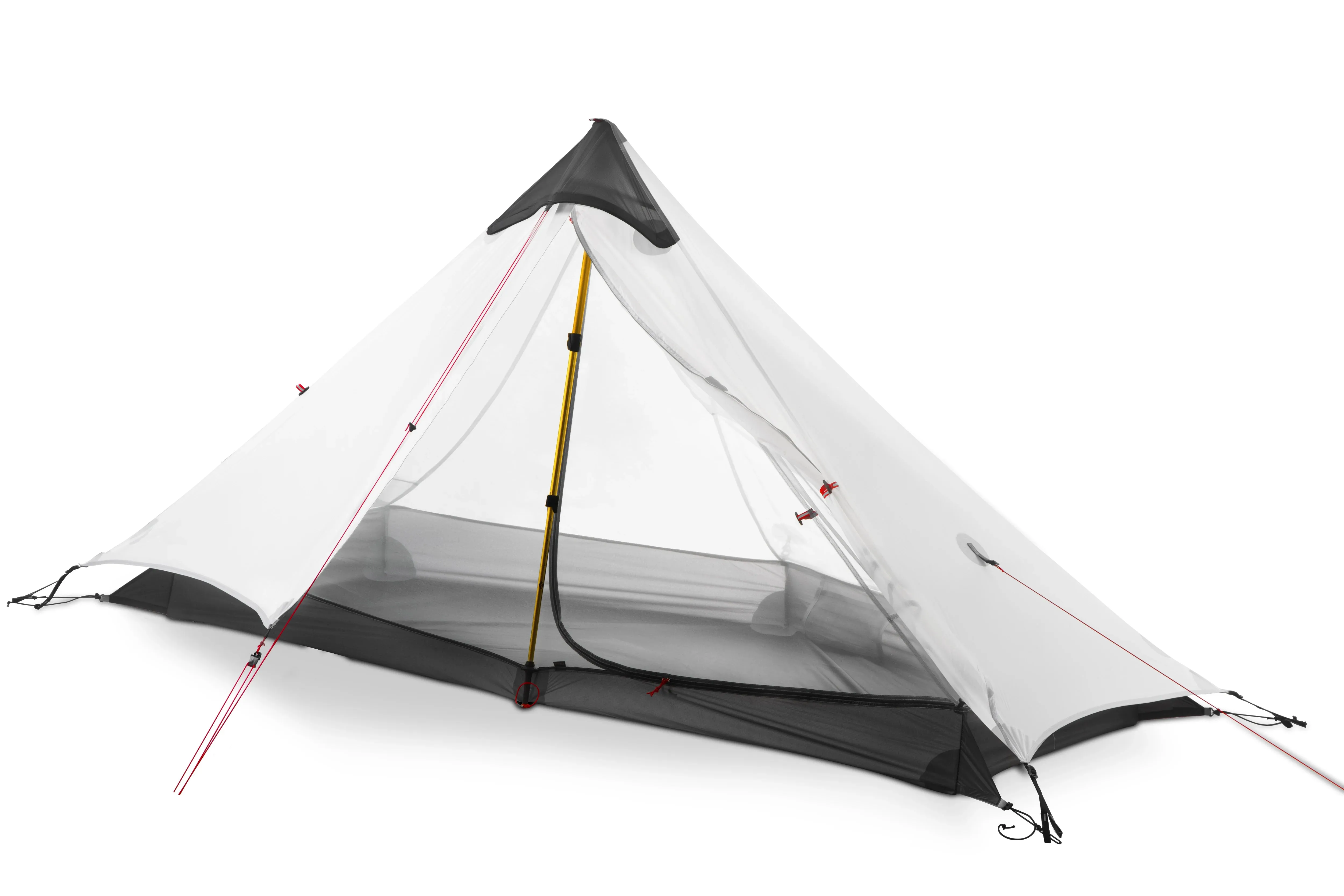 3F UL GEAR Lanshan 1 Single Person 3 Season Rodless Tent: Ultralight Camping Shelter