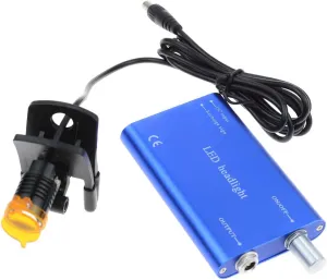 3W Portable Blue LED Headlight Headlamp with Plastic Filter for Binocular Loupe, RA-ZH00140