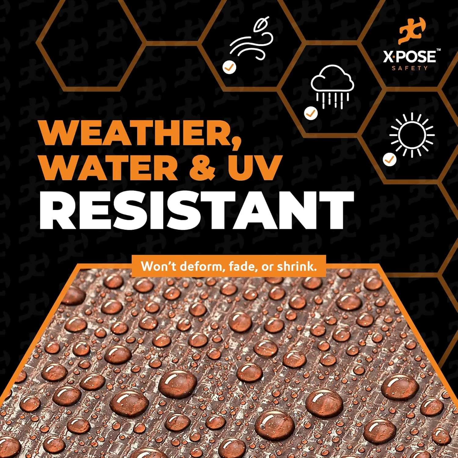 4' x 20' Super Heavy Duty 16 Mil Brown Poly Tarp Cover - Thick Waterproof, UV Resistant, Rip and Tear Proof Tarpaulin with Grommets and Reinforced Edges - by Xpose Safety