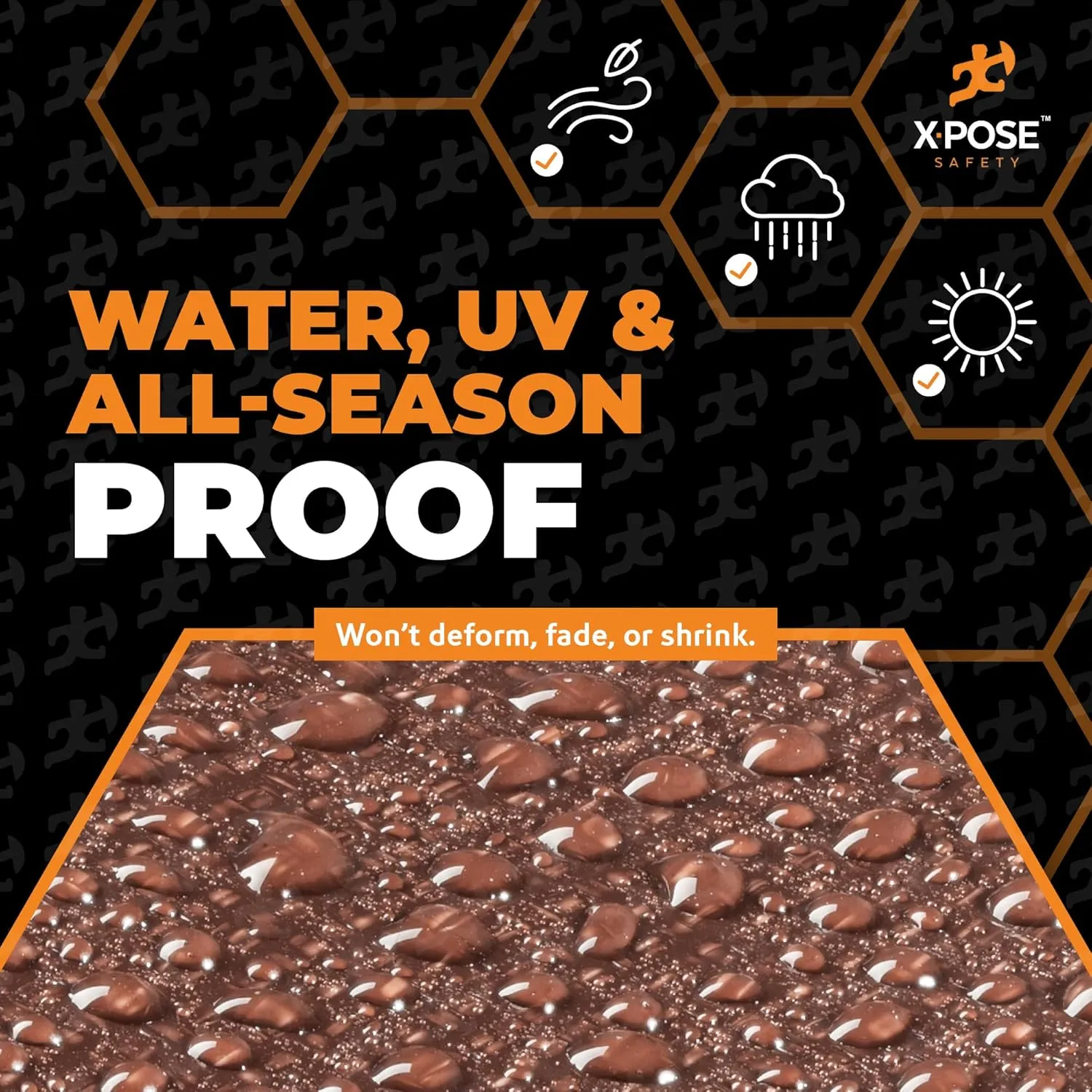 5' x 7' Brown/White Ultra Heavy Duty Tarp - 20 Mil Tarps Heavy Duty Waterproof 5x7 - Large Outdoor Tarp, Waterproof Tarp Cover for Rain Camping, Tent Tarp, UV Protection, Reinforced Corners