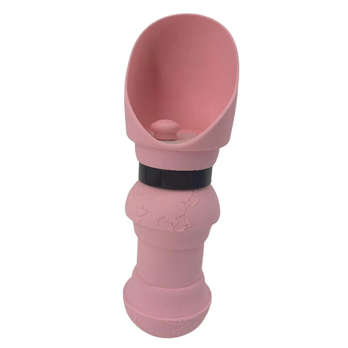 550ml Portable Dog Water Bottle Pet Travel Kettle Foldable Outdoor Drinking Cup