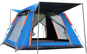 5person Family Camping Tent 4 Season Double Layers Waterproof Anti-UV Windproof Tents Family Outdoor Camping Tent