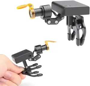 5W Plastic Clip LED Headlight Headlamp Clear Light Spot with Yellow Filter for Binocular Loupes Glasses