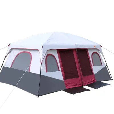 6-12 Person Double Layer Waterproof Ultralarge Camping