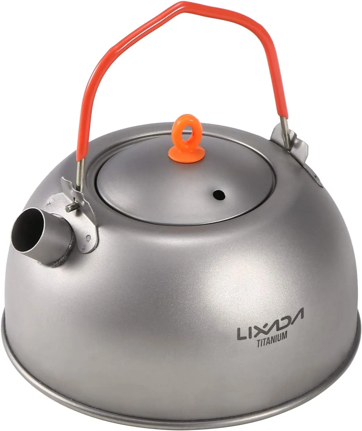 600ml Titanium Tea Kettle for Boiling Water Coffee Tea Pot for Outdoor Camping Hiking Backpacking