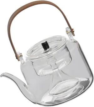ABOOFAN 1Pc Capacity Heat Resistant Teapot for Home Use and Sturdy Design for Boiling Water Brewing Tea for Office and Outdoor Leisure Activities