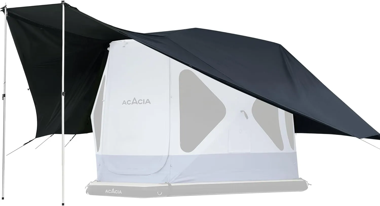 ACACIA Canopy XL for Space Acacia Camping System, PU2000 Waterproof Camping Tarp for 4 Season Camping, UPF50  Sunproof Tent Tarp with 4 Telescoping Poles, Carry Bag, Star Night