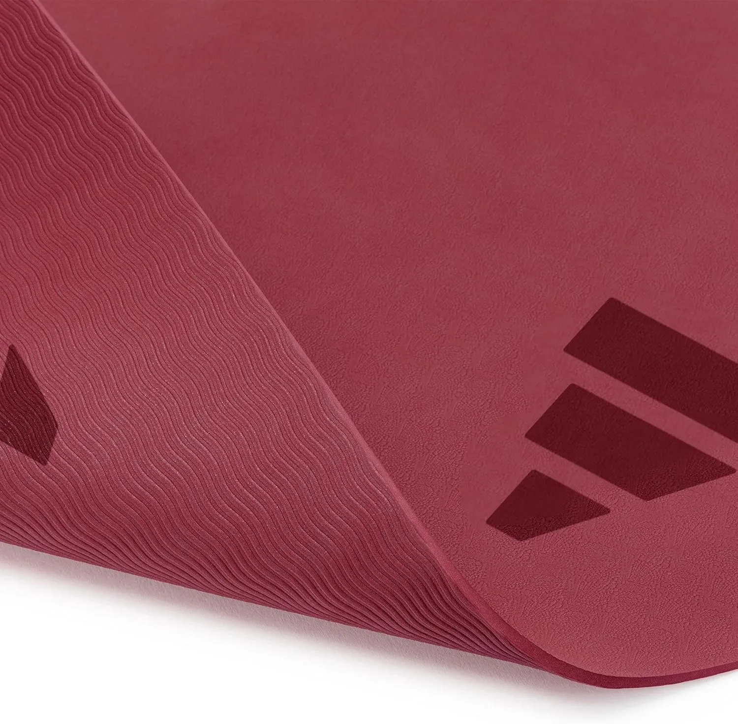 adidas Premium Yoga Mat, Firm-Density Workout Mat, 5 mm